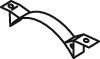 DINEX 80978 Holding Bracket, silencer